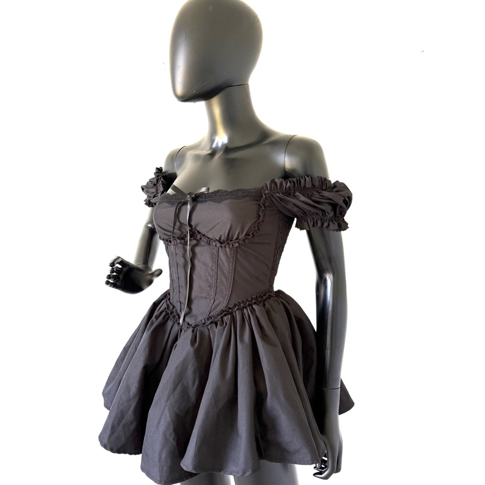 Fit And Flare Ruffle Dress Lace Dress Pleated Mini Dress Summer Elegrant Dress